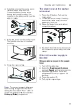 Preview for 55 page of Bosch WDU8H560GR Instruction Manual And Installation Instructions