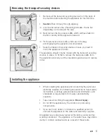 Предварительный просмотр 5 страницы Bosch wfd 2471 Operating Instructions And Installation