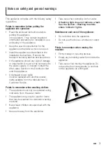 Preview for 3 page of Bosch wfd2473 Operating Instructions And Installation