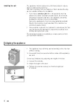 Предварительный просмотр 6 страницы Bosch wfd2473 Operating Instructions And Installation