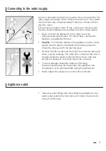 Preview for 7 page of Bosch wfd2473 Operating Instructions And Installation