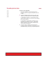 Preview for 18 page of Bosch WFD50810 Installation And Operating Instructions Manual