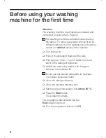 Preview for 6 page of Bosch WFLI2440EU Instruction Manual And Installation Instructions