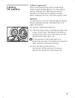 Preview for 9 page of Bosch WFLI2440EU Instruction Manual And Installation Instructions