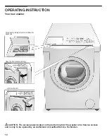 Preview for 12 page of Bosch WFMC2201UC - Nexxt 300 Series Washer Operating, Care And Installation Instructions Manual