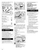 Preview for 16 page of Bosch WFMC2201UC - Nexxt 300 Series Washer Operating, Care And Installation Instructions Manual