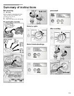 Предварительный просмотр 13 страницы Bosch WFMC6401UC Operating, Care And Installation Instructions Manual