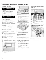 Предварительный просмотр 26 страницы Bosch WFMC6401UC Operating, Care And Installation Instructions Manual