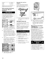 Предварительный просмотр 40 страницы Bosch WFMC6401UC Operating, Care And Installation Instructions Manual