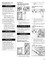 Предварительный просмотр 43 страницы Bosch WFMC6401UC Operating, Care And Installation Instructions Manual