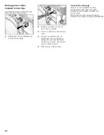 Предварительный просмотр 62 страницы Bosch WFMC6401UC Operating, Care And Installation Instructions Manual