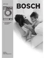 Bosch WFR 2830 Instruction Manual And Installation Instructions предпросмотр