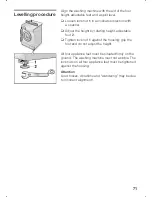 Предварительный просмотр 71 страницы Bosch WFR 3230 Instruction & Installation Manual