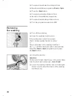 Предварительный просмотр 36 страницы Bosch WFX145SGB01 Instruction Manual And Installation Instructions