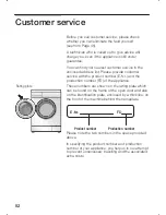 Предварительный просмотр 52 страницы Bosch WFX145SGB01 Instruction Manual And Installation Instructions