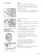 Предварительный просмотр 49 страницы Bosch WFX3268GB Instruction Manual And Installation Instructions