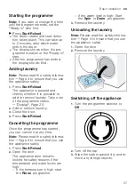 Preview for 37 page of Bosch WGA142X0SA User Manual