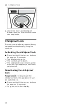 Preview for 38 page of Bosch WGA142X0SA User Manual