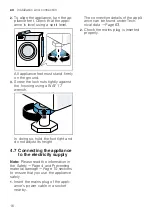 Предварительный просмотр 16 страницы Bosch WGA254AVIN User Manual And Installation Instructions