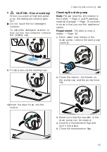 Preview for 45 page of Bosch WGA254AVIN User Manual And Installation Instructions