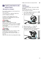 Preview for 41 page of Bosch WGA254U0AU Instruction Manual And Installation Instructions