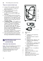 Предварительный просмотр 12 страницы Bosch WGG234E0SG Instruction Manual And Installation Instructions