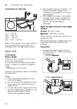 Предварительный просмотр 16 страницы Bosch WGG234E0SG Instruction Manual And Installation Instructions