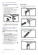 Предварительный просмотр 40 страницы Bosch WGG234E0SG Instruction Manual And Installation Instructions