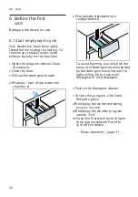 Предварительный просмотр 20 страницы Bosch WGG244020 Instructions For Use And Assembly