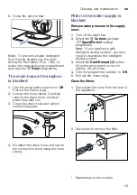 Предварительный просмотр 43 страницы Bosch WGG244A0SG Instruction Manual And Installation Instructions