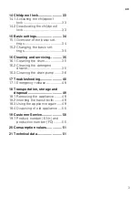 Preview for 3 page of Bosch WGG25411GR User Manual And Installation Instructions