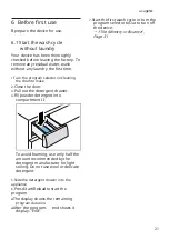 Предварительный просмотр 21 страницы Bosch WGG256ACFG User Manual And Installation Instructions