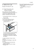 Предварительный просмотр 21 страницы Bosch WGG256M7NL User Manual And Installation Instructions