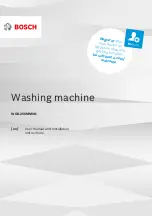 Bosch WGG256MMSN User Manual And Installation Instructions предпросмотр