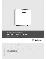 Preview for 1 page of Bosch WH17 Installation Manual And Operating Instructions