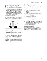 Предварительный просмотр 43 страницы Bosch WIW...V0 series Instruction Manual And Installation Instructions