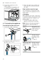 Предварительный просмотр 20 страницы Bosch WIW24307ES User Manual And Installation Instructions