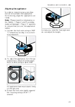 Предварительный просмотр 23 страницы Bosch WIW24341EU User Manual And Installation Instructions