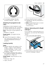 Предварительный просмотр 37 страницы Bosch WIW24341EU User Manual And Installation Instructions