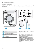 Предварительный просмотр 14 страницы Bosch WIW28301ES User Manual And Installation Instructions