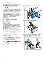 Предварительный просмотр 36 страницы Bosch WIW28301GB User Manual And Installation Instructiions