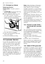 Предварительный просмотр 48 страницы Bosch WIW28301GB User Manual And Installation Instructiions