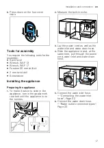 Preview for 17 page of Bosch WIW28501GB User Manual And Assembly Instructions
