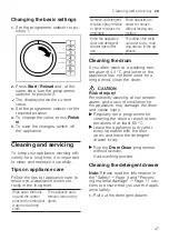 Preview for 47 page of Bosch WIW28501GB User Manual And Assembly Instructions