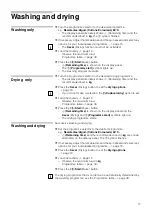 Предварительный просмотр 17 страницы Bosch WKD28541EE Instruction Manual And Installation Instruction