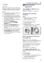 Preview for 27 page of Bosch WLK20260IN Instruction Manual And Installation Instructions