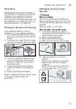 Предварительный просмотр 33 страницы Bosch WLK20261IN Instruction Manual And Installation Instructions