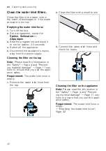 Предварительный просмотр 42 страницы Bosch WM14N0H2 User Manual And Assembly Instructions