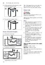 Preview for 16 page of Bosch WM14U460IN Instruction Manual And Installation Instructions