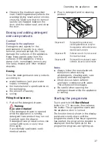 Preview for 37 page of Bosch WN44A2X0HK Instruction Manual And Installation Instructions